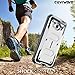 COVRWARE® Samsung Galaxy J3 / J3 V / Galaxy Amp Prime / Express Prime [Aegis Series] w/ Built-in [Screen Protector] Heavy Duty Full-body Rugged Holster Armor Case [Belt Swivel Clip][Kickstand], White