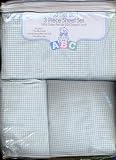 Toddler Bed Sheet Set - Blue Gingham