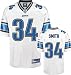 Kevin Smith Jersey: Reebok 2009 Authentic White #34 Detroit Lions Jersey - 54