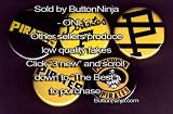 Set of 5 Pittsburgh Pirates Pins 1.25" Buttons NHL Hockey