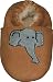 Tibet PLATEAU soft sole infant leather baby shoes with FLEECE elephant