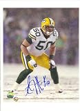 51%2BUVEVDU1L. SL160  Signed A.J. Hawk Photograph   AJ Green Bay Packers 8x10