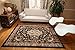 Generations pre8024black_2x8 Traditional Opera Persian Area Rug, 2' x 7', Black