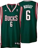 Andrew Bogut Jersey: adidas Green Swingman #6 Milwaukee Bucks Jersey
