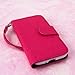 MPERO Flex FLIP Wallet Case for Samsung Galaxy S4 - Pink/Navy Blue