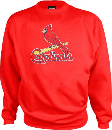St. Louis Cardinals Red Primary Logo Crewneck Sweatshirt