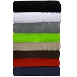 Produkt-Bild: Handtuch "Gallant" 50 x 100 cm, Farbe gr&uuml;n, Qualit&auml;t 565 g/m&sup2; - verschiedene Gr&ouml;&szlig;en und Farben - Handtuch / Handt&uuml;cher 50 x 100 cm und Badetuch / Badet&uuml;cher 70 x 140 cm - in verschiedenen Farben (schwarz, weiss, grau, gr&uuml;n, beige, braun, rot, blau)