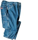 Dickies - Dickies 19-293 Loose Fit Carpenter Utility Jeans - Indigo Blue 14 OZ Denim