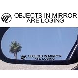 (2) Mirror Decals  OBJECTS IN MIRROR ARE LOSING for MERCURY GRAND MARQUIS COUGAR... by Mercury