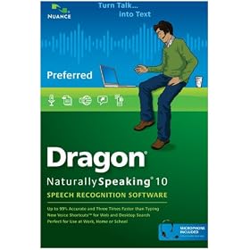 Dragon NaturallySpeaking Preferred 10.0 (PC DVD)