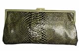Shiraleah Marilyn Frame Clutch Olive Green