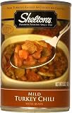Sheltons Turkey Chili, Mild, 15-Ounce Cans (Pack of 12)