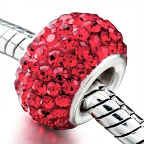July Birthstone Gorgeous European Beads - Pandora Bead & Bracelet Compatible