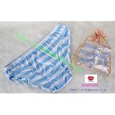 しまぱん　縞パン　しましまで楽しいパンツ♪　みずいろ