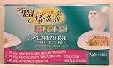 Fancy Feast Elegant Medleys Florentine Collection Cat food (18 Entrees 3oz each can, 6- white meat chicken ,6- yellowfin tuna and 6-turkey florentine - total 54oz box)