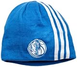 NBA Men's Authentic Team Knit Hat - Kf10Z, Dallas Mavericks, One Size, Blue/white , Dallas Mavericks , Bright Blue