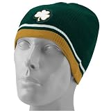 Top of the World Notre Dame Fighting Irish Green-Gold Break A Way Reversible Knit Beanie