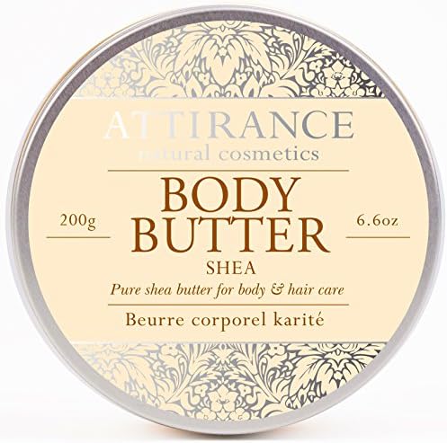 Attirance - Body Butter - Shea - 6.6oz - All Natural with Shea Butter, Jojoba Oil &amp; Beeswax