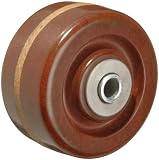 51%2BV1M2UmhL. SL160  RWM Casters DLR 0420 08 4 Diameter X 2 Width Laminated Durastan Phenolic Wheel with Roller Bearing, 1000 lbs Capacity, 1/2 Axle Diameter