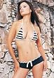 2PC Knit Stripe Bikini Bra Sexy Lingerie Intimate Apparel with Boy Short