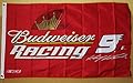 Budweiser Racing #9 2 Sided Nascar Fan Flag 3' x 5' Kasey Kahne Nascar Banner