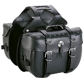 CRUISER 2 MED BOX SADDLEBAGS-with rivets