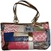 Authentic Coach Signature Leather Patchwork Tote Bag Multicolored 17098