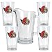 Ottawa Senators NHL 4pc Pint Ale Glass & 60oz Pitcher Set - Primary Logo by Great American Products
