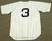 BABE RUTH New York Yankees Majestic Cooperstown Throwback Home Baseball Jersey, XL