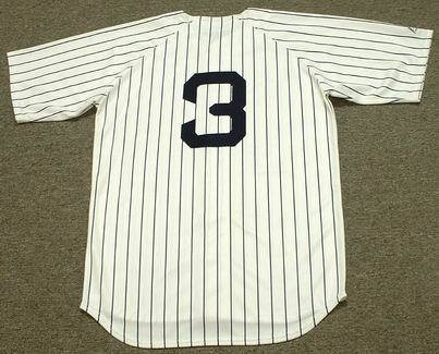 BABE RUTH New York Yankees Majestic Cooperstown Throwback Home Baseball Jersey, LARGE