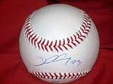 Brett Hunter Autographed ROLB Baseball, Oakland Athletics, Proof Photo of Brett Signing for Us.