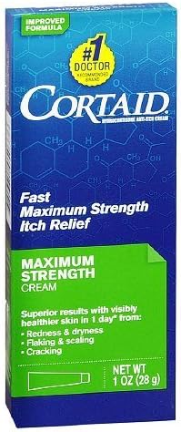 Cortaid Itch Relief Maximum Strength 1 oz (Pack of 4) by Cortaid