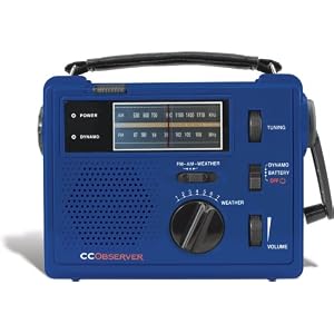 CC Observer wind-up emergency radio (Blue)