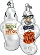 Grouchy Ghost Old World Halloween Ornament
