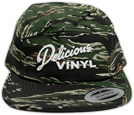 Delicious Vinyl's Adjustable cap DV horizontal Logo - Green Camo