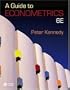 A Guide to Econometrics