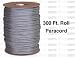 SGT KNOTS Paracord - Silver Grey - 300 Feet