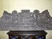 Orissa Antique Hindu God Radha Krishna Carved Wood Wall Panel Headboard 72
