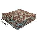 Chair Cushion Blue/Brown - 22.5x21.5"