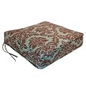 Chair Cushion Blue/Brown - 22.5x21.5"