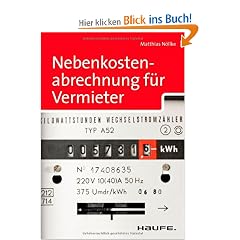 Nebenkostenabrechnung f�r Vermieter