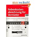 Nebenkostenabrechnung f�r Vermieter