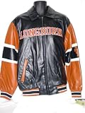 Texas Longhorns Pleather Varsity Jacket with