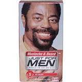 Just for Men Brush-In Color Gel for Mustache, Beard & Sideburns, Jet Black, M-60, 1 kit, (Pack of 3)