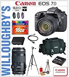 Canon EOS 7D 18 MP CMOS Digital SLR Camera (Body Only) + Canon EF-S 15-85mm ....