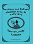 Freemen And Colored Marriage Records, 1865-1890, Sumter County, Alabama