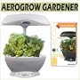 AeroGrow Ultimate Kitchen Gardener (SpaceSaver 6) White with Cherry Tomato Seed Kit.