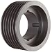 Martin Hi-Cap TB Sheave, 3V Belt Section, 6 Grooves, Class 30 Gray Cast Iron