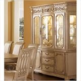 Cordoba Leg Extension Table in Antiguo Blanco