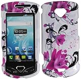 For Verizon Samsung Gem i100 Accessory - Red Lily Design Hard Case Proctor  ....